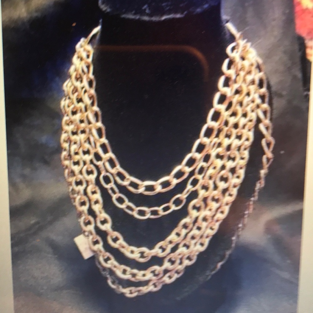 Multi chain necklace